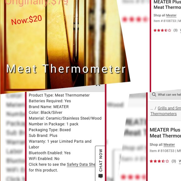 Meater meat thermometer Bluetooth - Picture 1 of 4